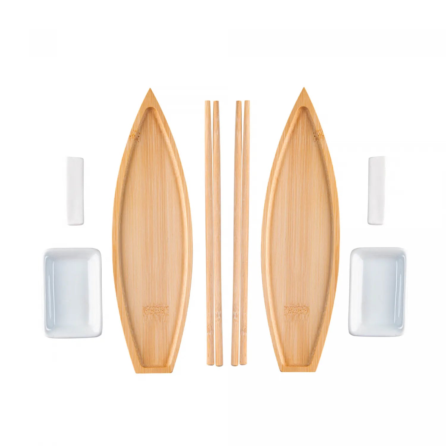 CONJUNTO 8 PEÇAS PARA SUSHI DE BAMBU NAGASAKI