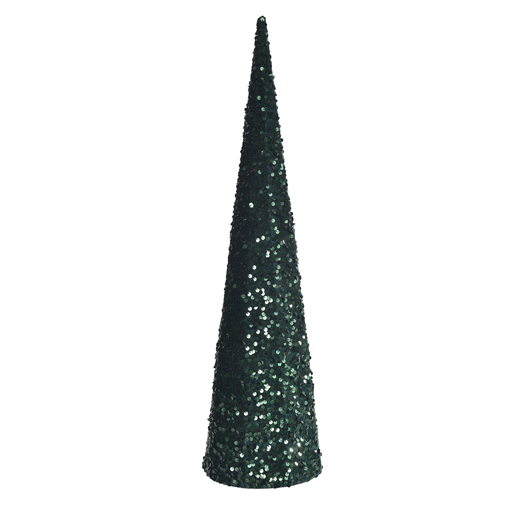 ARVORE CONE DECORATIVA VERDE 60CM