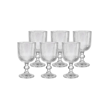 JOGO DE TAÇAS DE VIDRO 380ML