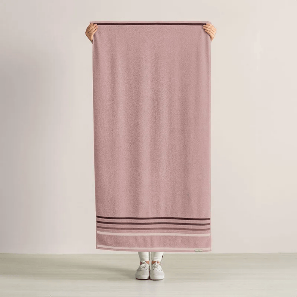 TOALHA DE BANHO FELPUDO LUMINA PETALA/ROSA – 70CM X 1,40M