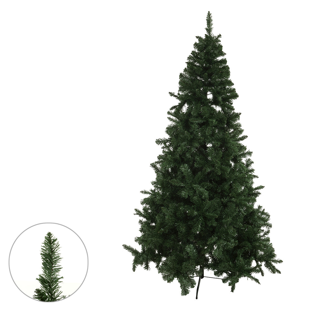 ARVORE DE NATAL 1,80M 670TIPS BASE METAL NEW MICHIGAN
