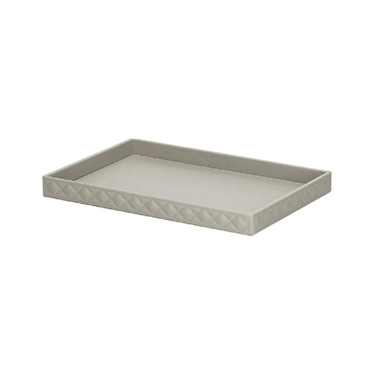 BANDEJA EM PU CINZA – 36CM