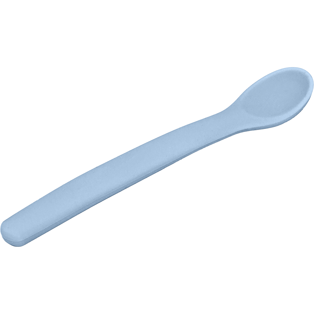 COLHER FLEXIVEL EM SILICONE AZUL