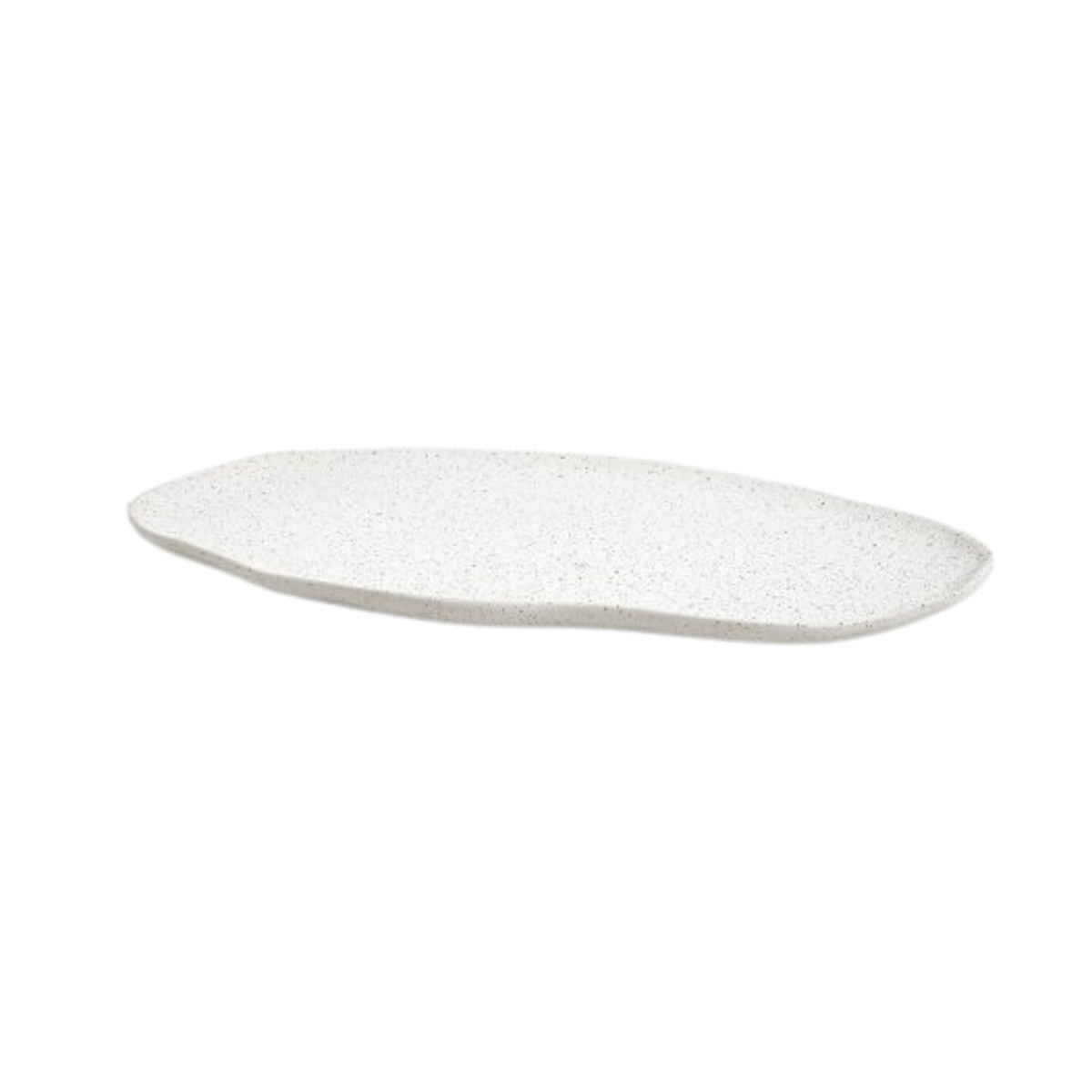BANDEJA EM CERAMICA – OFF-WHITE – 36CM