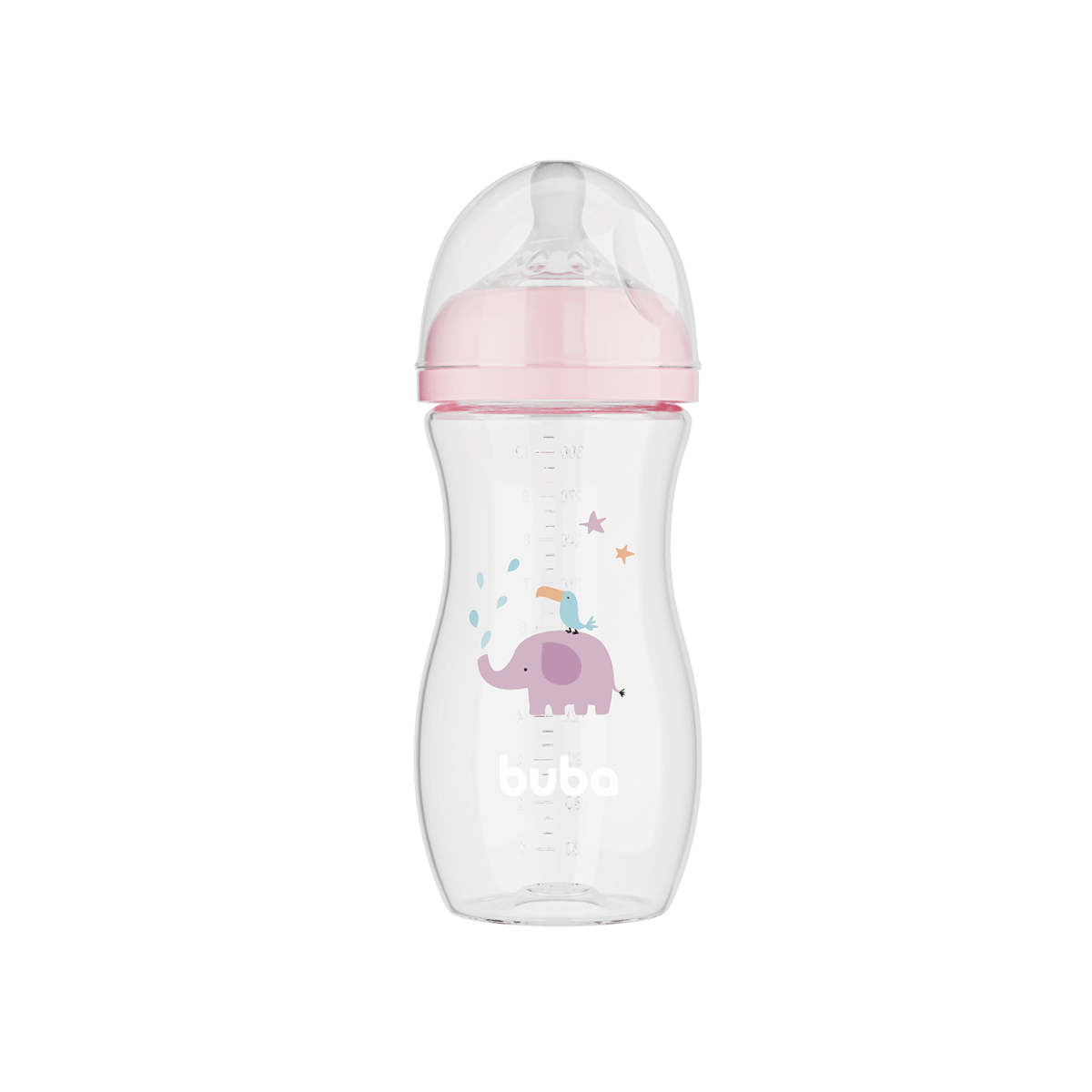 MAMADEIRA EASY FLOW ELEFANTE ROSA 330ML