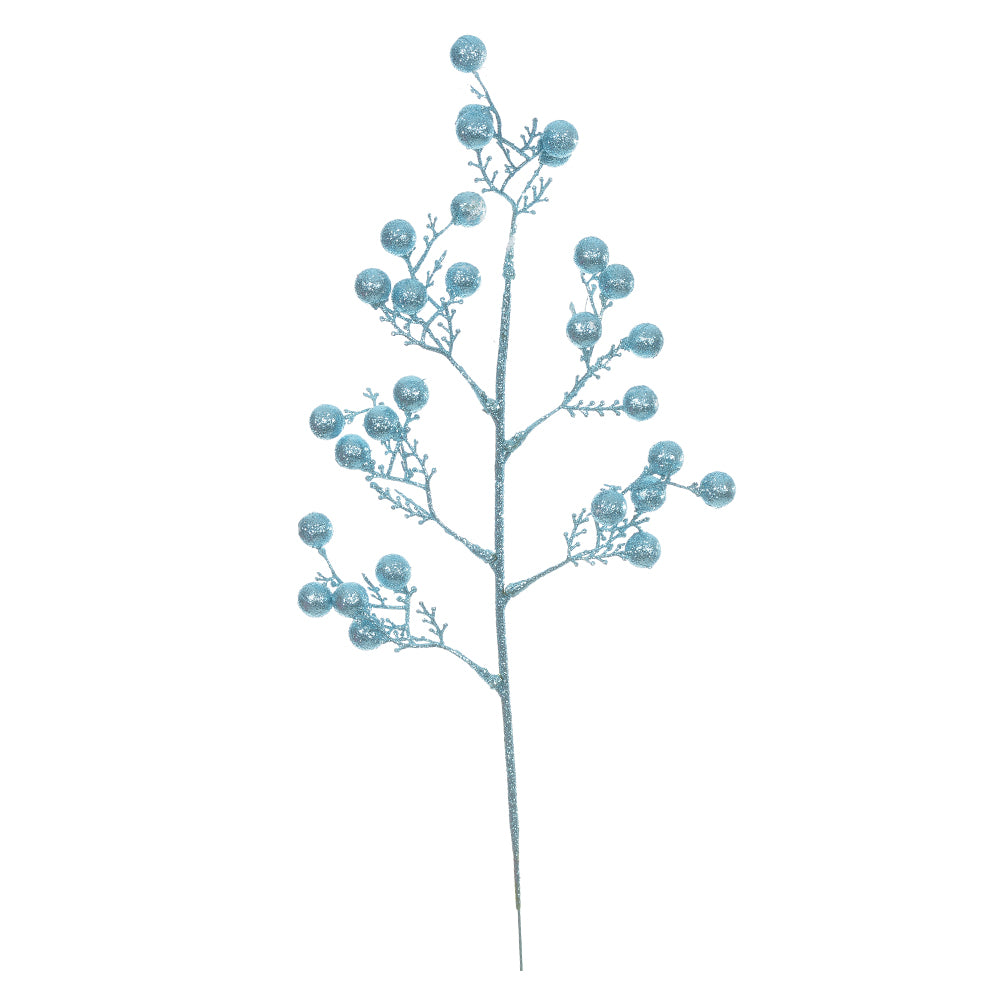 HASTE COM BOLINHAS AZUL CLARO 46CM