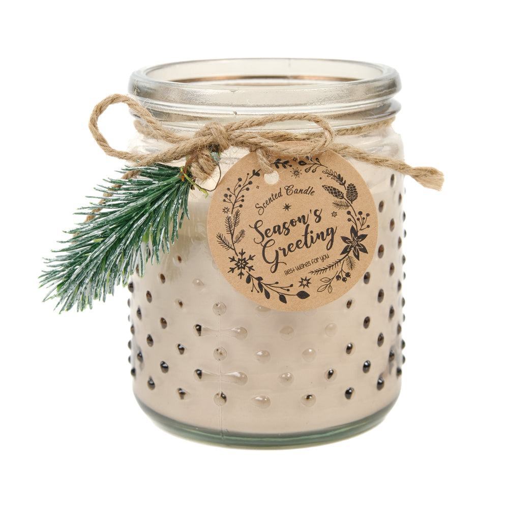 VELA AROMATICA COM ARRANJO 10CM