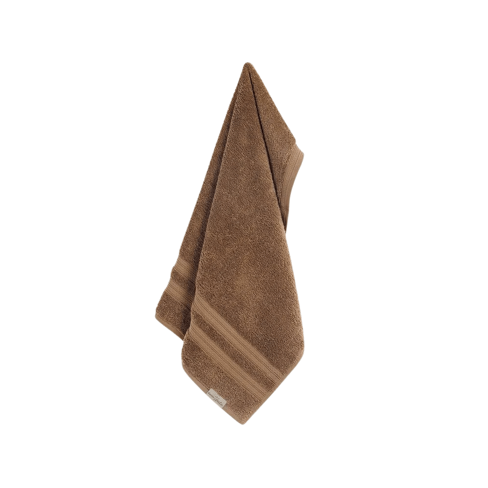 TOALHA DE ROSTO FELPUDO UNIKA MARROM – 48CM X 80CM