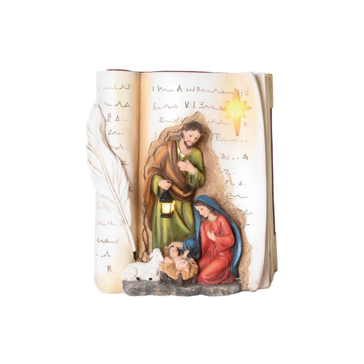 SAGRADA FAMILIA NO LIVRO COM LED - 21CM