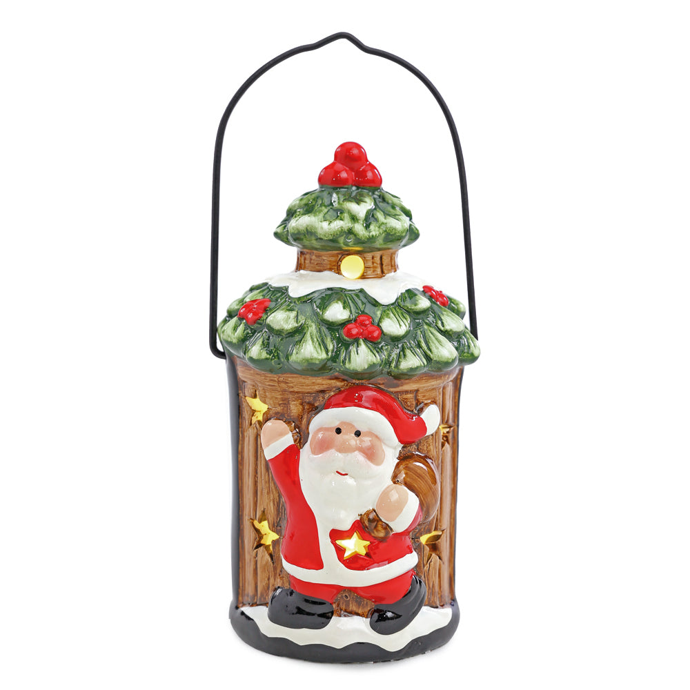 LAMPARINA COM PAPAI NOEL E LED