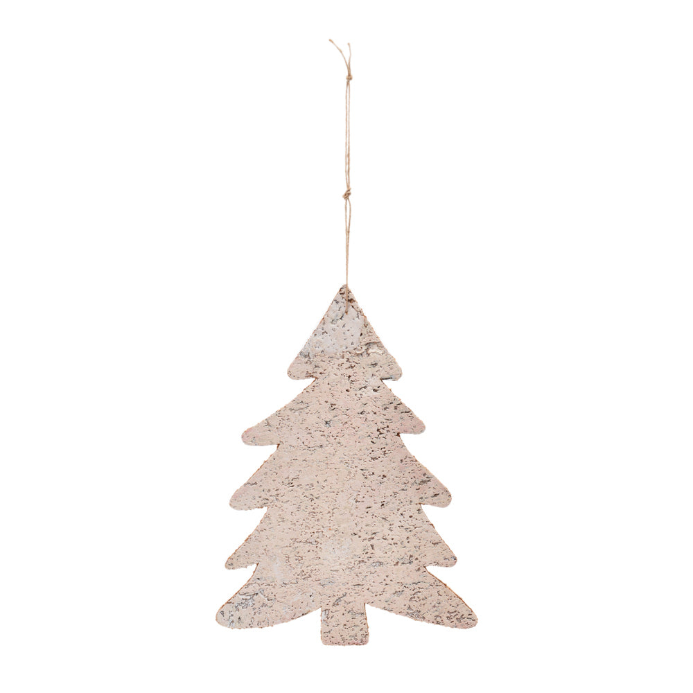 ARVORE DE ENFEITE BRANCO/OURO 10CM