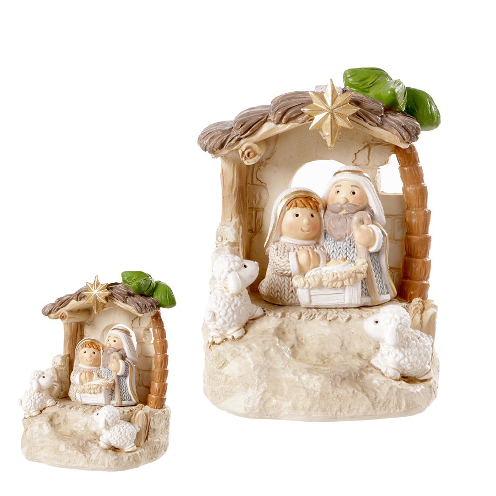 SAGRADA FAMILIA INFANTIL BEGE 8,5CM