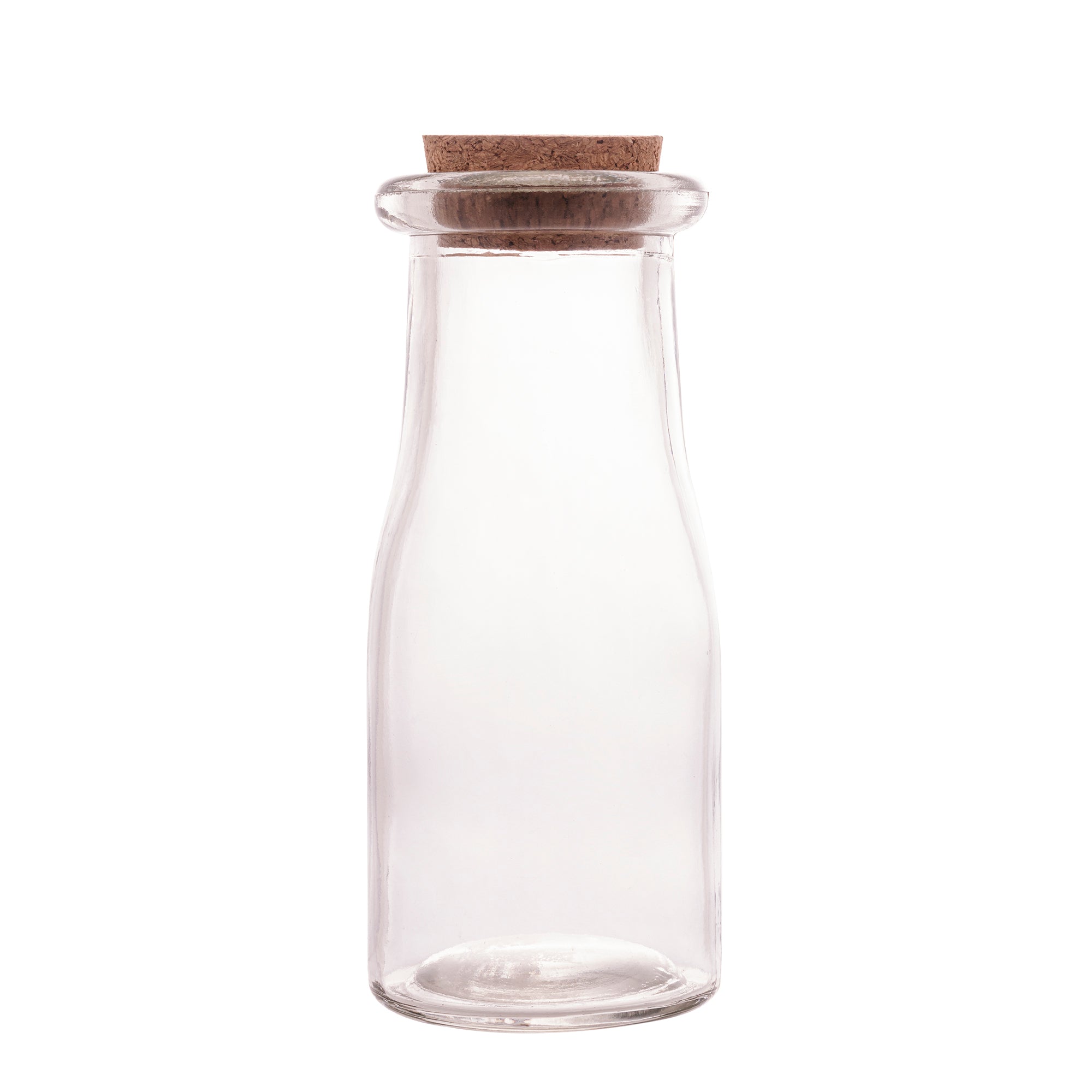 POTE DE VIDRO COM ROLHA 200ml