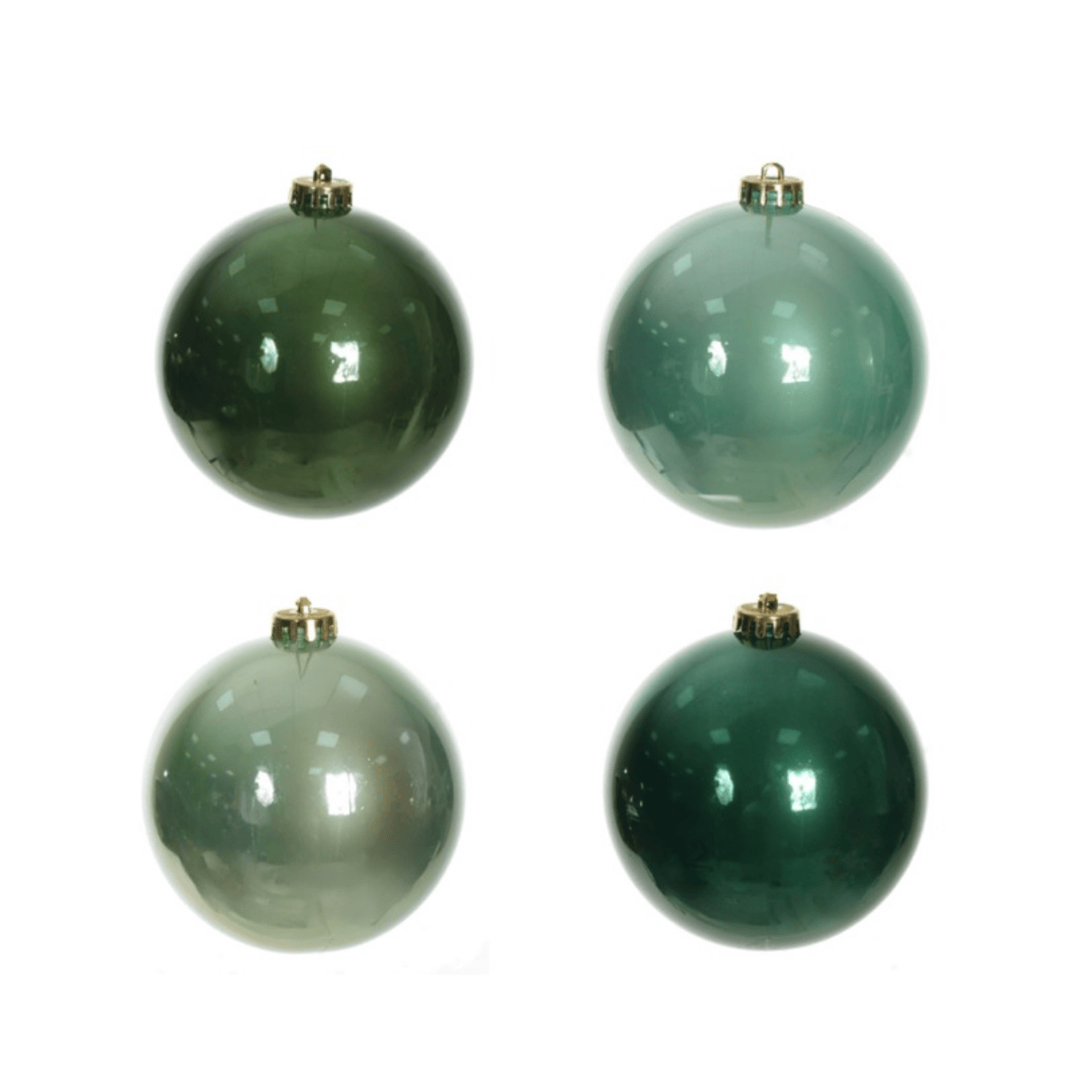 TUBO BOLA MISTO VERDE 4 UNIDADES - 12CM