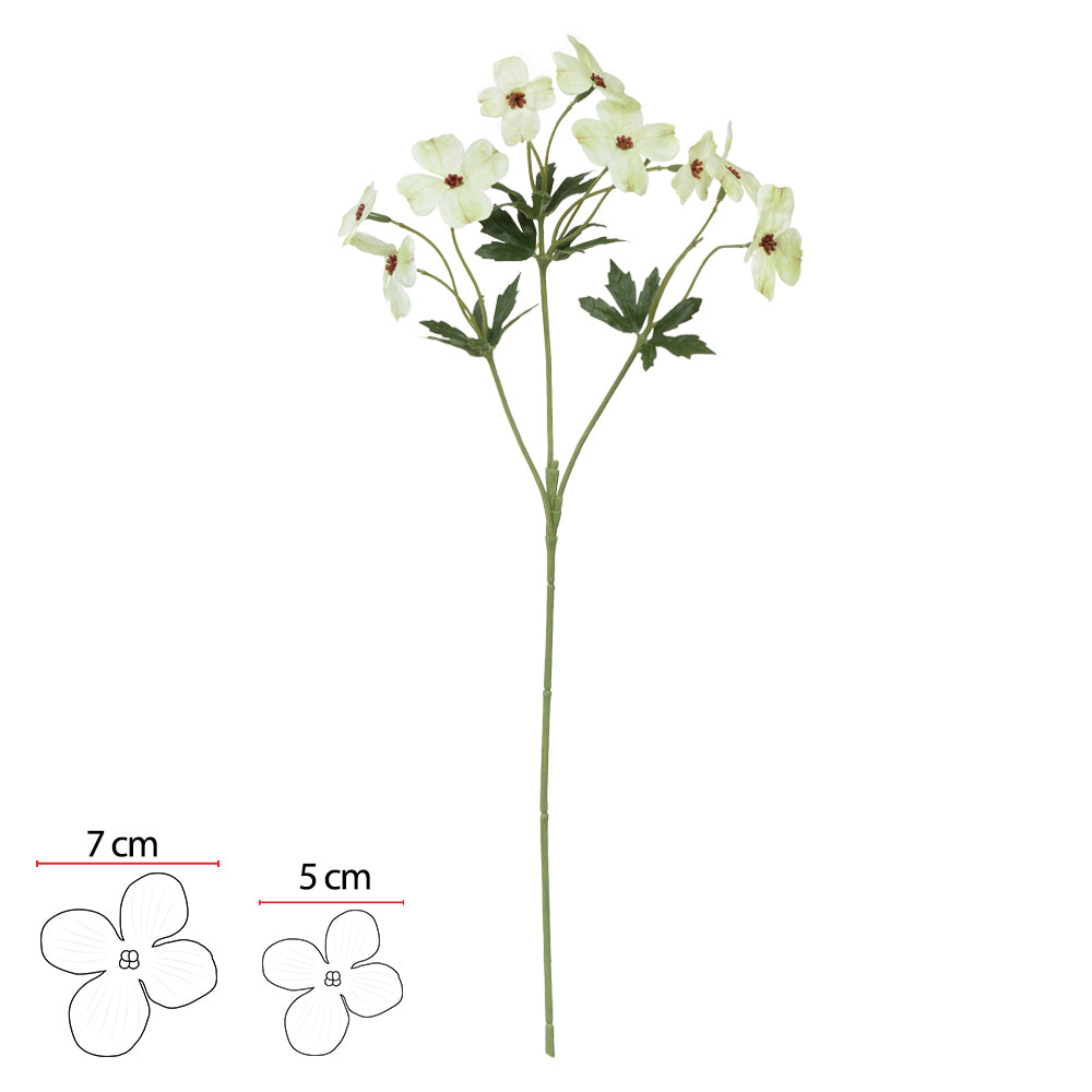 H.COSMOS REAL TOQUE X10 (VERDE) 65CM