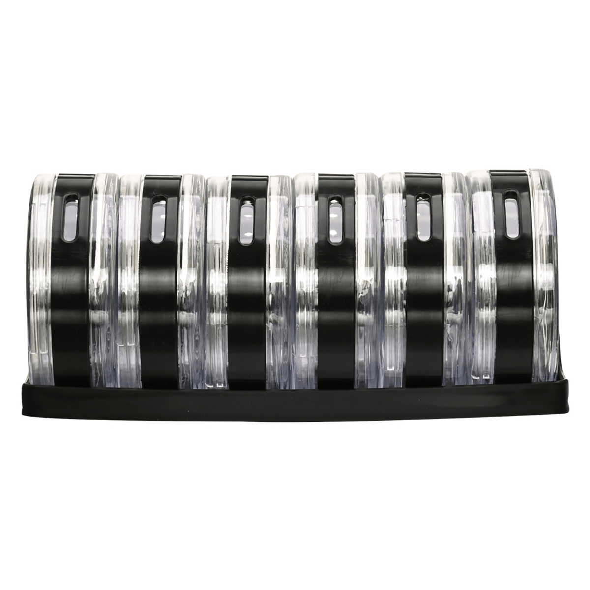 PORTA CONDIMENTOS BLACK COM 6 PEÇAS