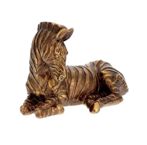ESCULTURA ZEBRA EM POLIRRESINA