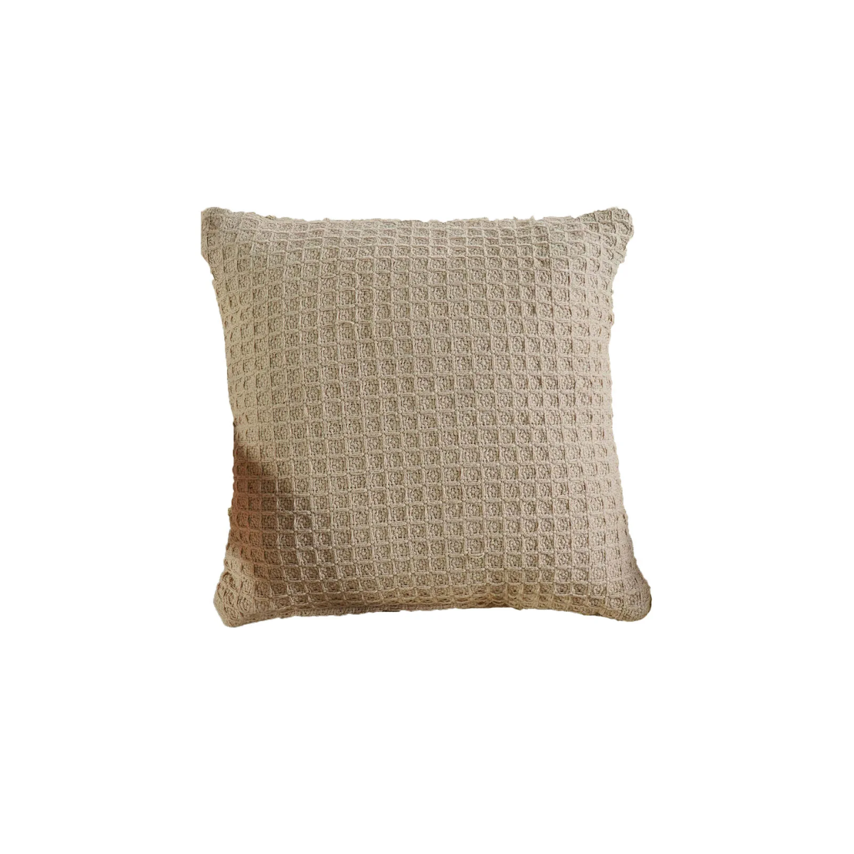 CAPA DE ALMOFADA WAFFLE 45CM X 45CM AMENDOA