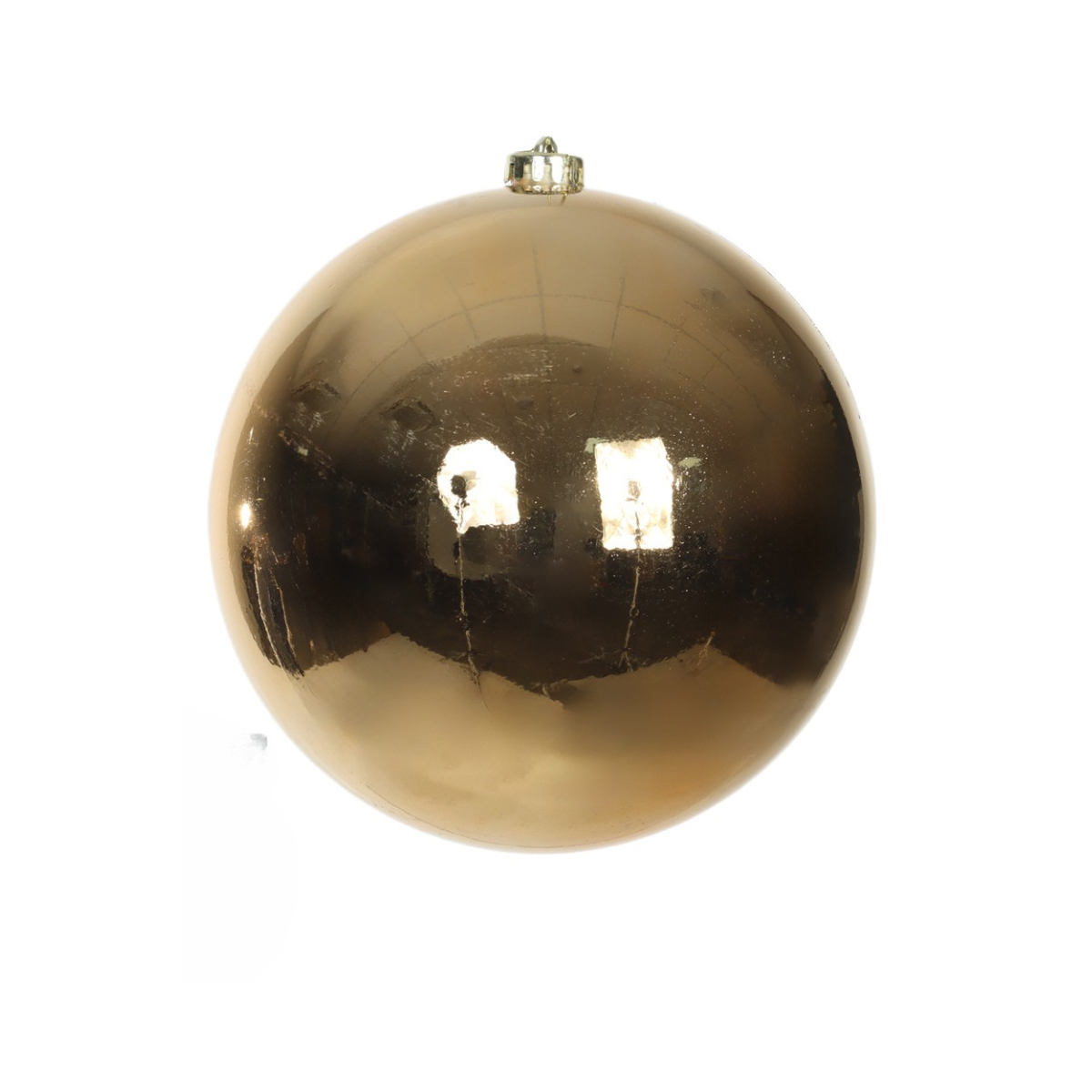 BOLA METALICA 15CM DOURADO