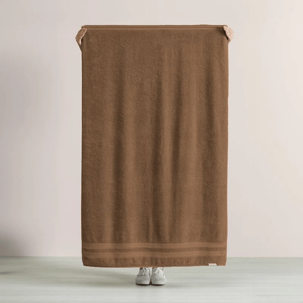 TOALHA BANHAO FELPUDO UNIKA MARROM – 86CM X 1,50M