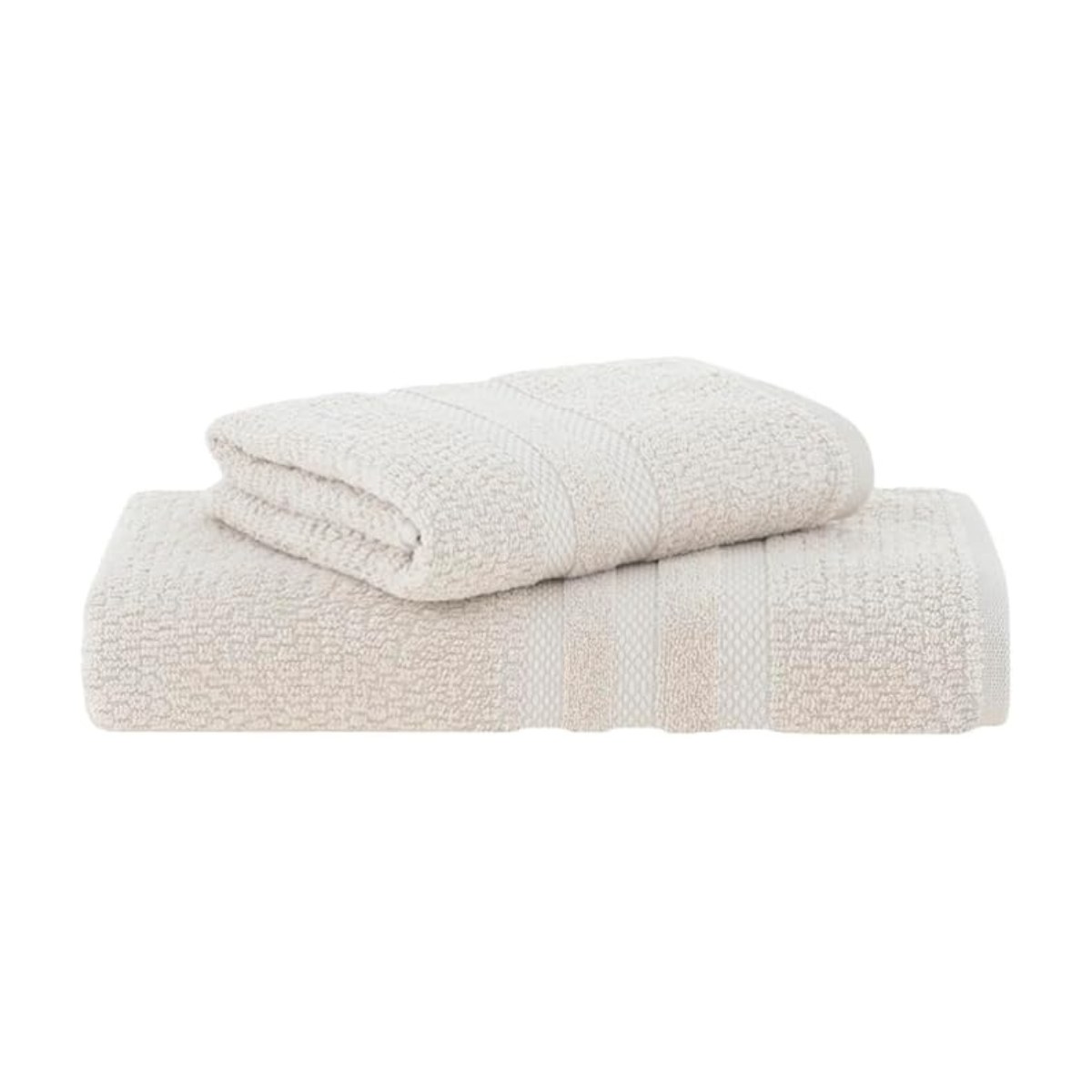 JOGO FELPA 2 PC VANILLA EXTRA SOFT C/CINTA 1BANHO 70X135CM 1ROSTO 48X80CM COR 1084,100% ALGODAO