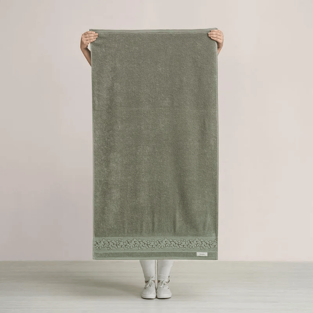 TOALHA DE BANHO FELPUDO PROVENCE VERDE – 70CM X 135CM