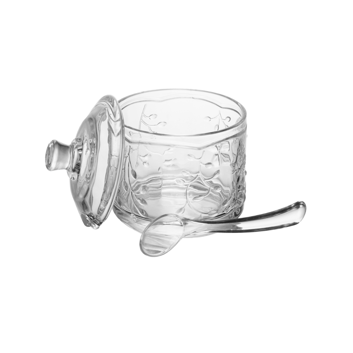 ACUCAREIRO PETIT COM COLHER - CRISTAL