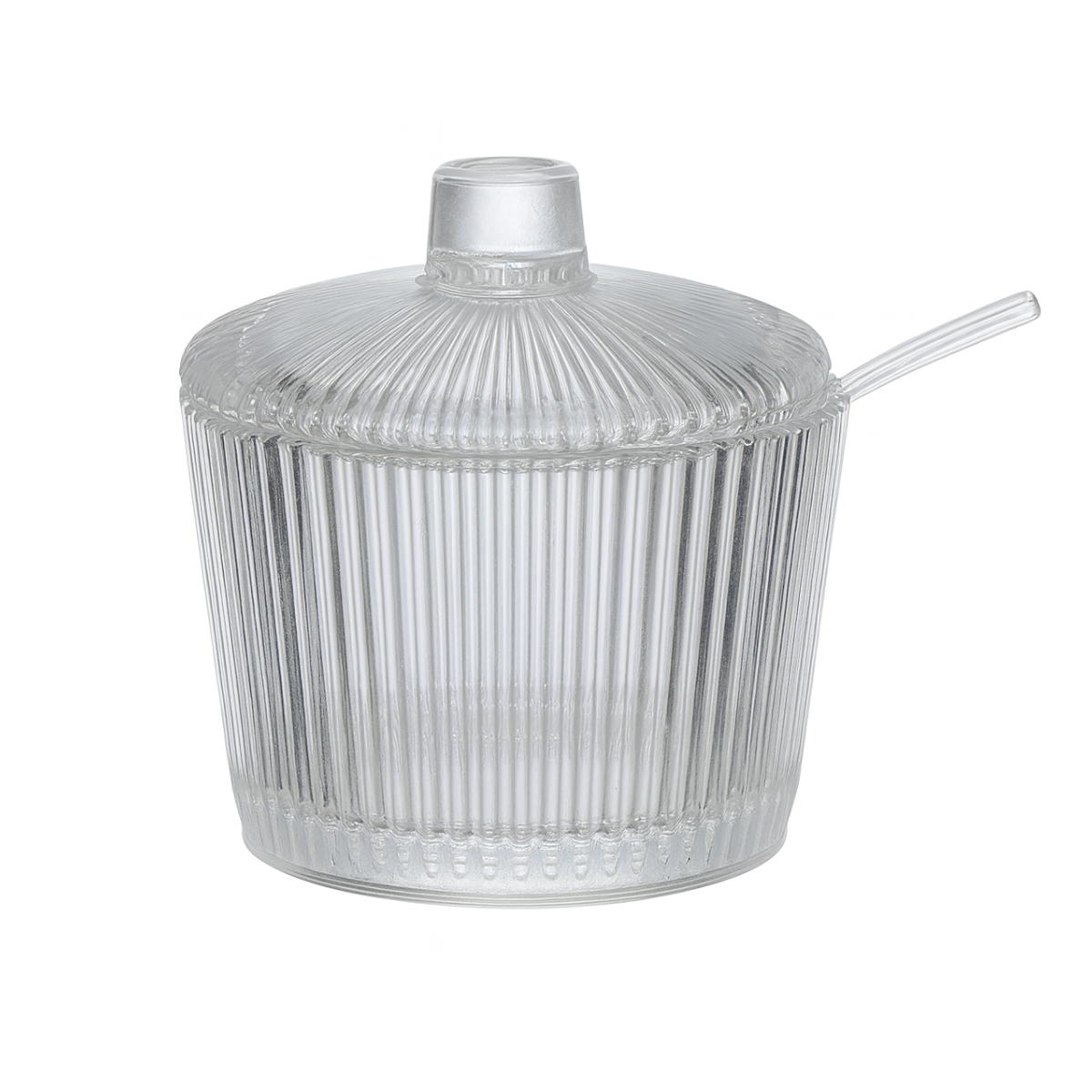 AÇUCAREIRO DE VIDRO COM COLHER GRAFIATTO - 200ML