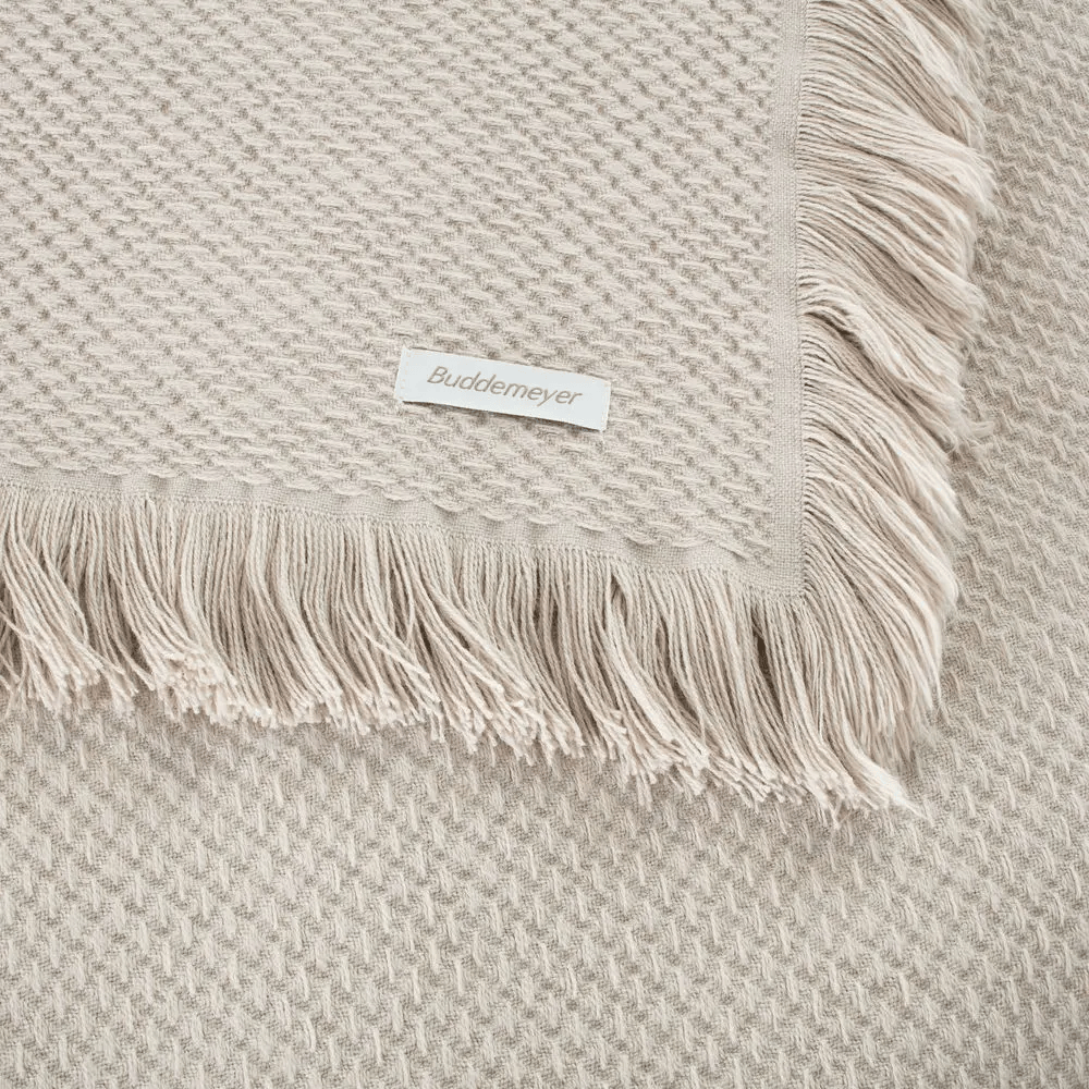 COLCHA QUEEN JACQUE BEGE – 2,20M X 2,50M