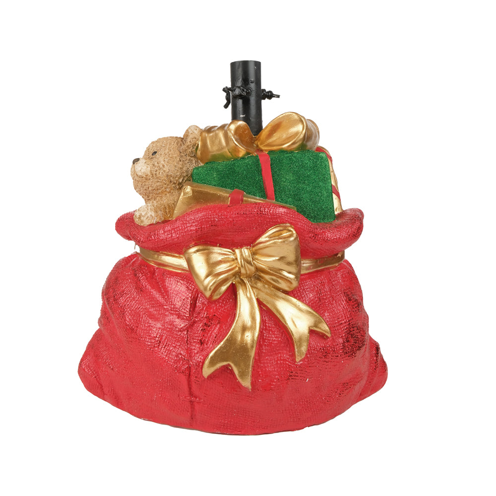 BASE ARVORE DE NATAL SACO DE PRESENTES 41CM