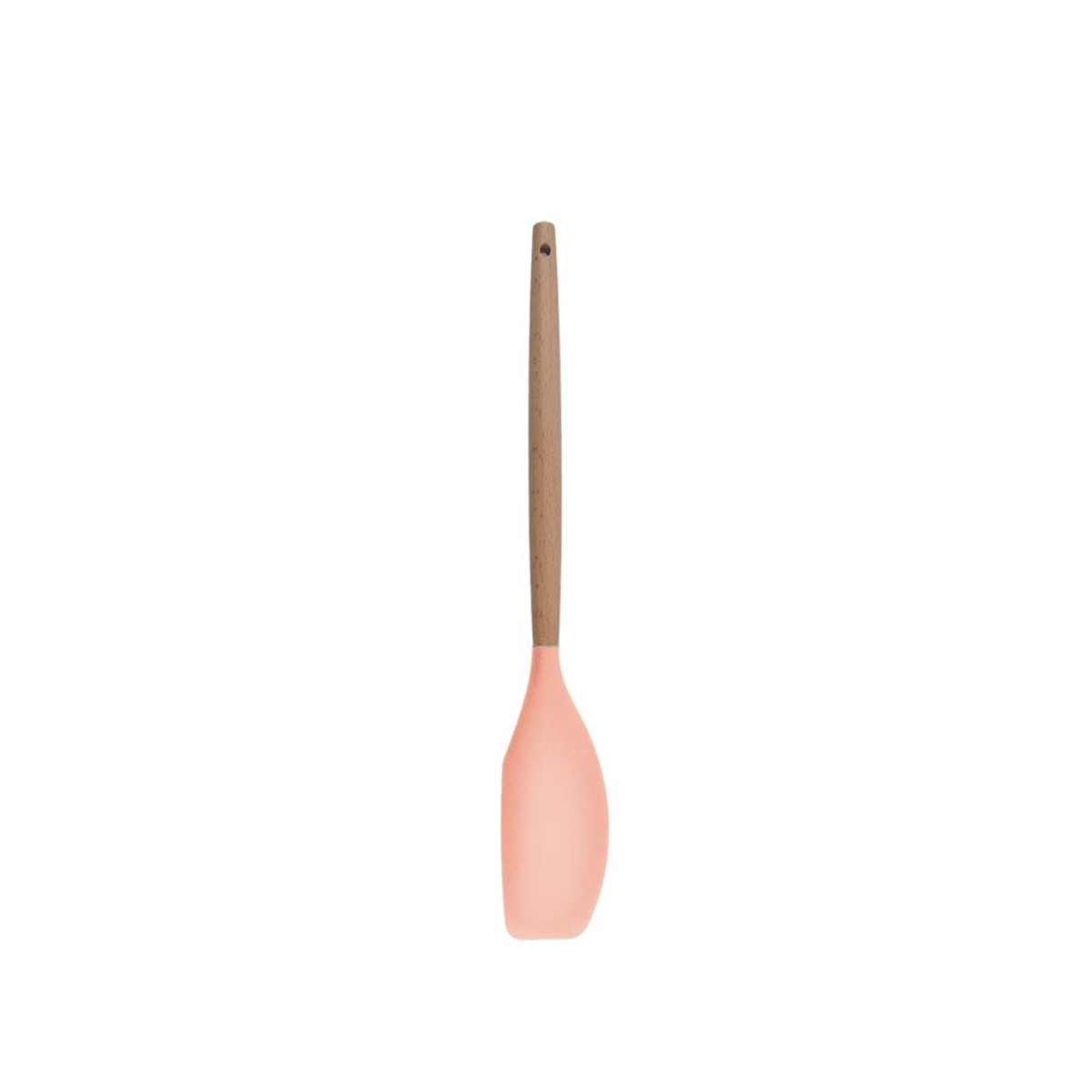 ESPATULA PAO DURO SILICONE CABO MADEIRA MADIE KITCHEN LARANJA POP 31CM