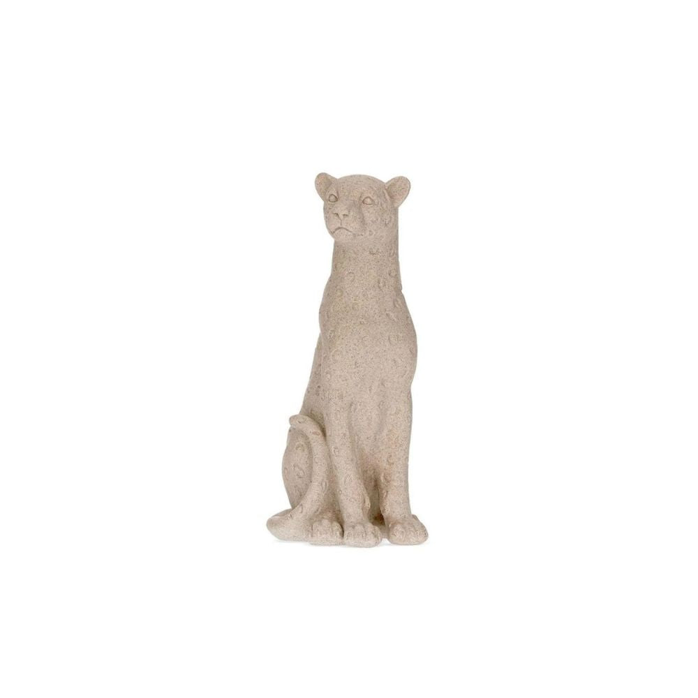 ESCULTURA LEOPARDO EM POLIRRESINA