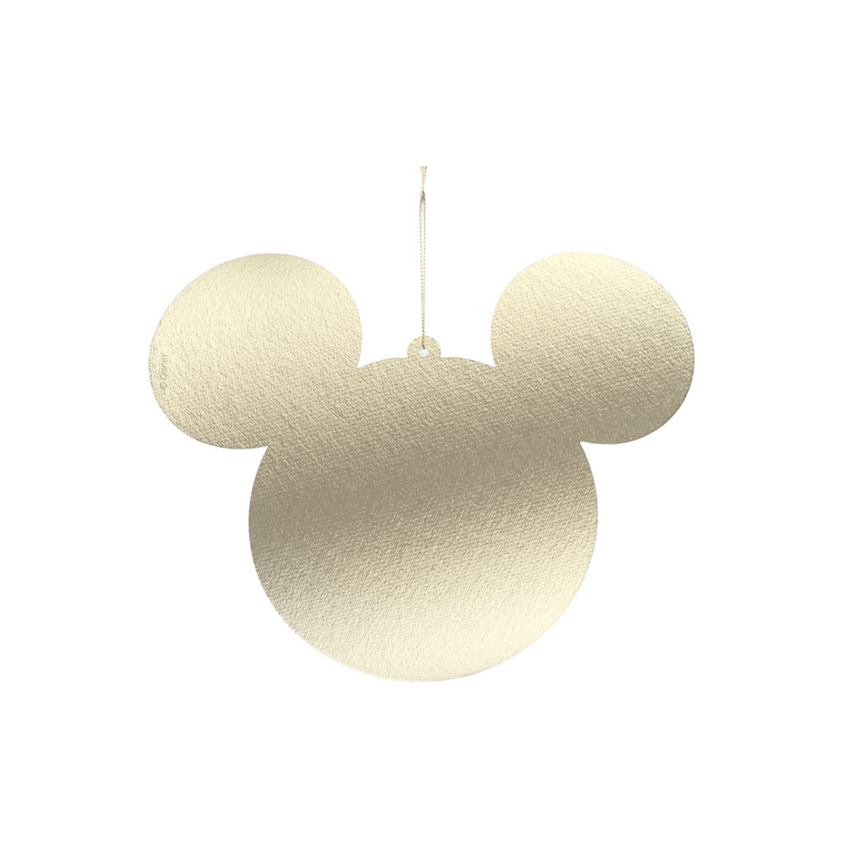 PINGENTE MICKEY ESPELHADO OURO 12CM