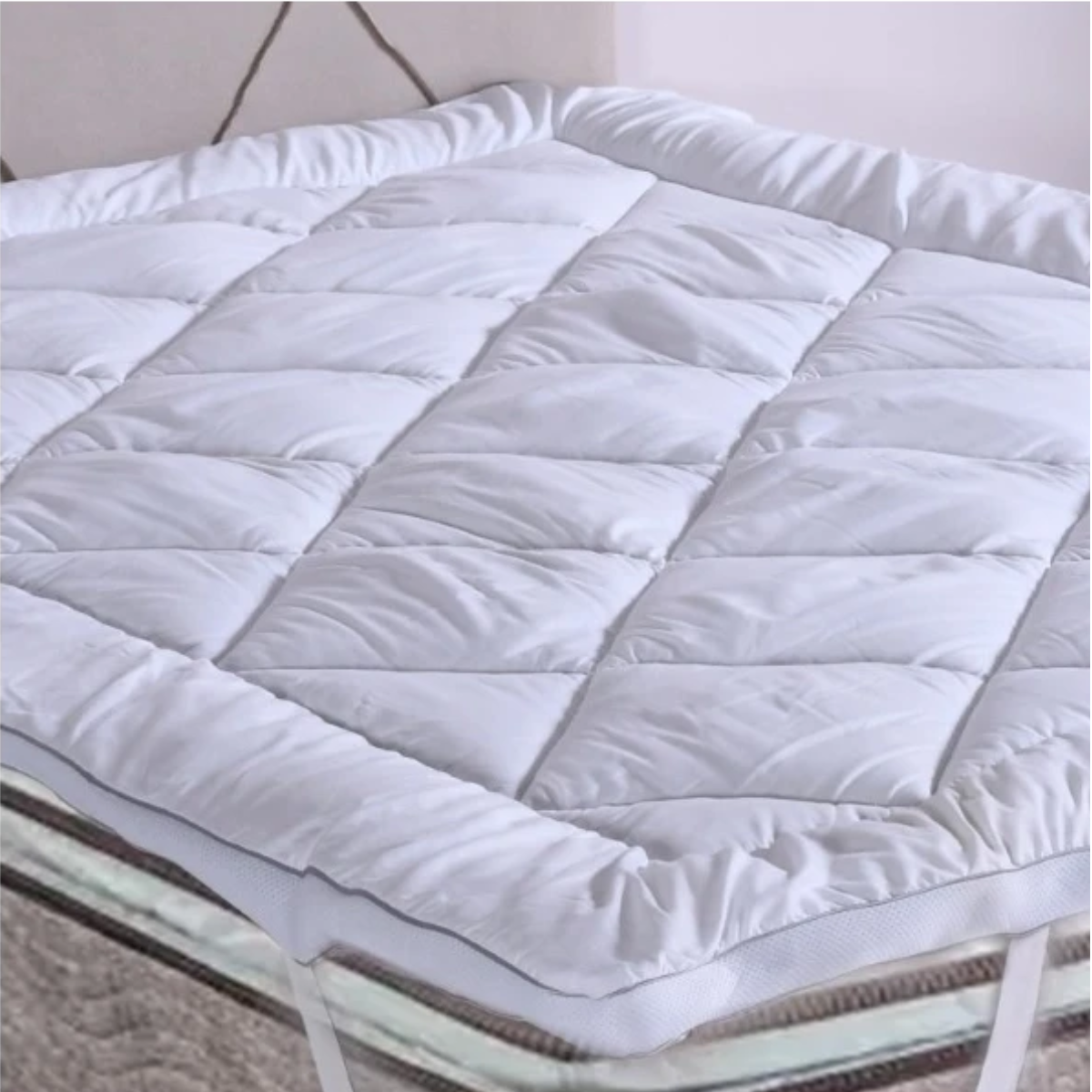 PILLOW TOP TOQUE DE PLUMAS TESSI CASAL BRANCO