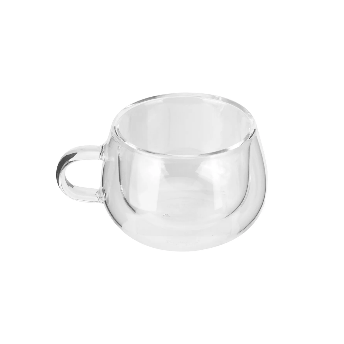 XICARA DE VIDRO PAREDE DUPLA 200 ML
