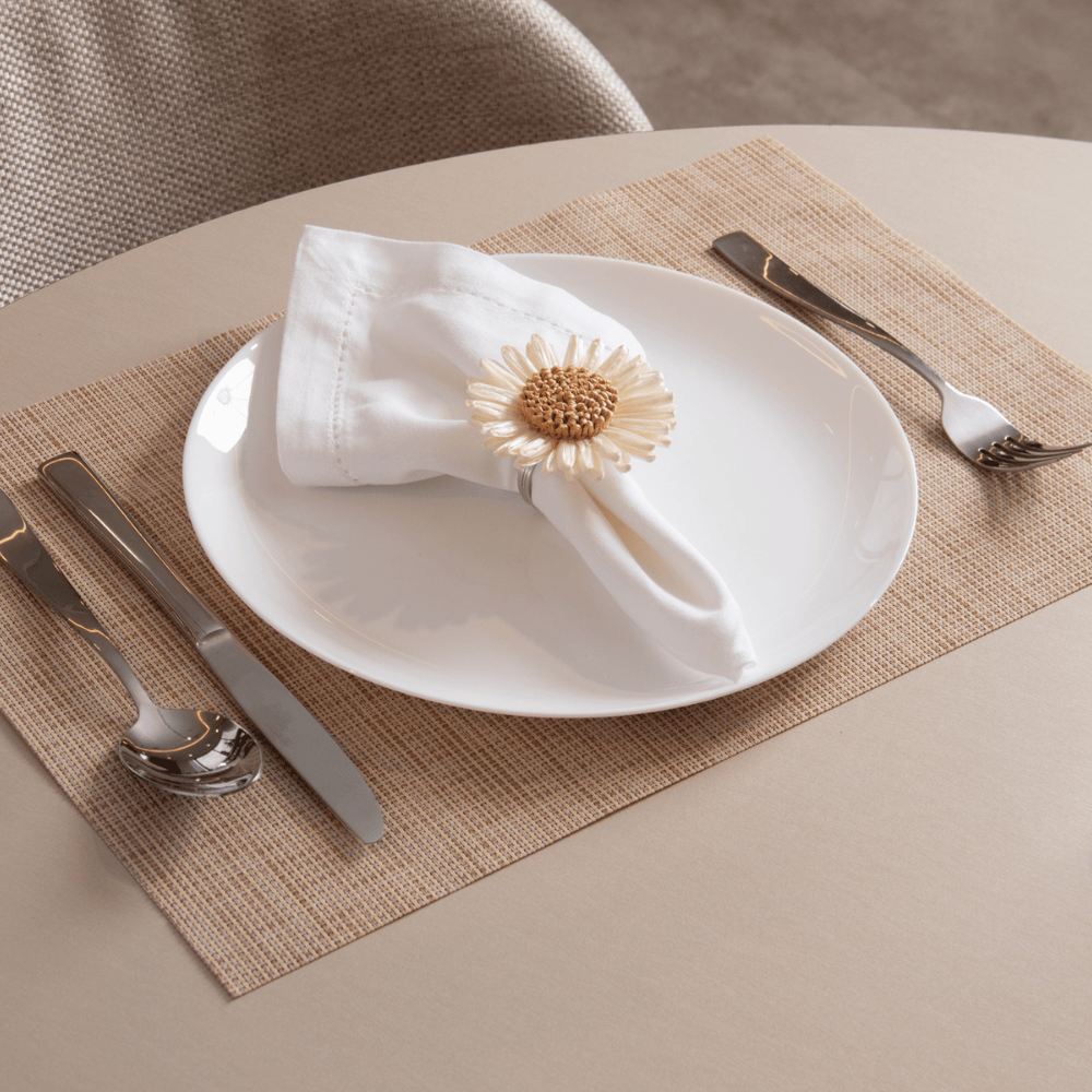 LUGAR AMERICANO WEAVE PVC MARROM – 30CM X 45CM