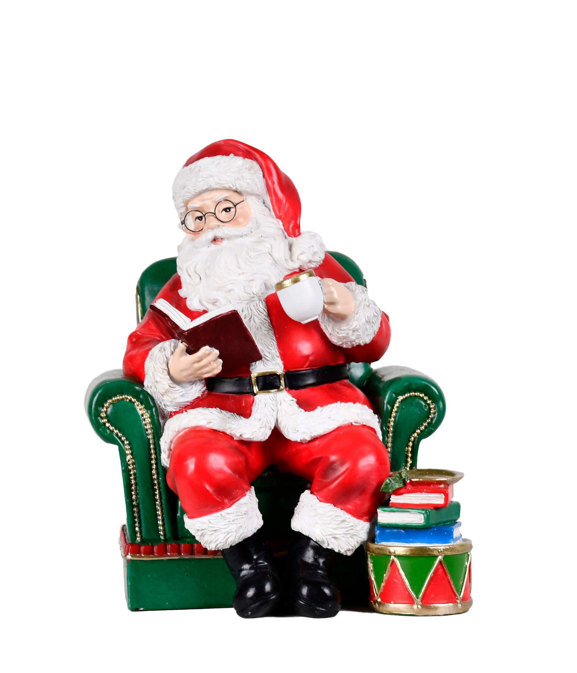PAPAI NOEL SENTADO 18CM