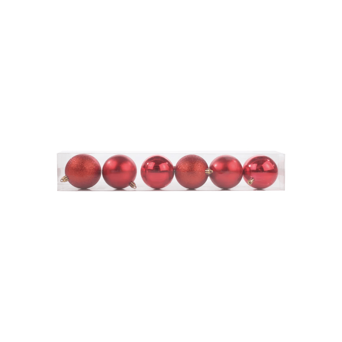 TUBO BOLAS VERMELHA - 6CM