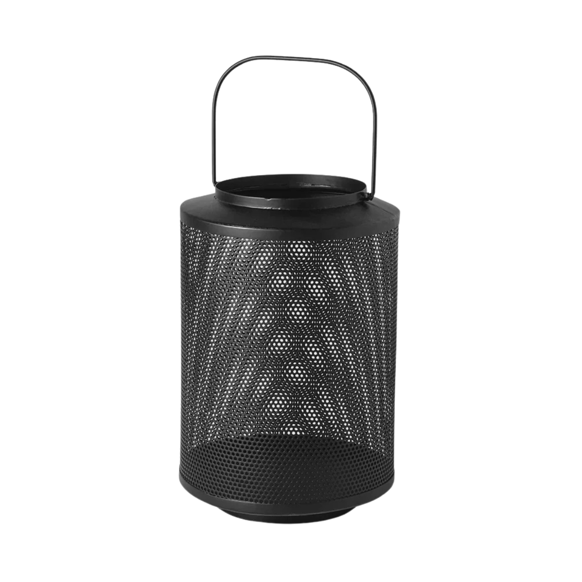 LANTERNA DECORATIVA EM METAL – PRETO