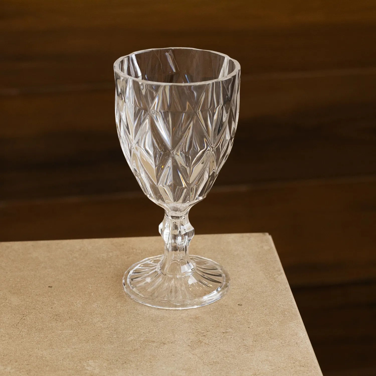 TAÇA DE ACRÍLICO DIAMOND 330ML