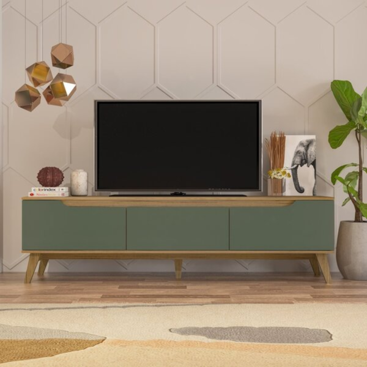 RACK LIVERPOOL COR CARVALHO COM MENTA