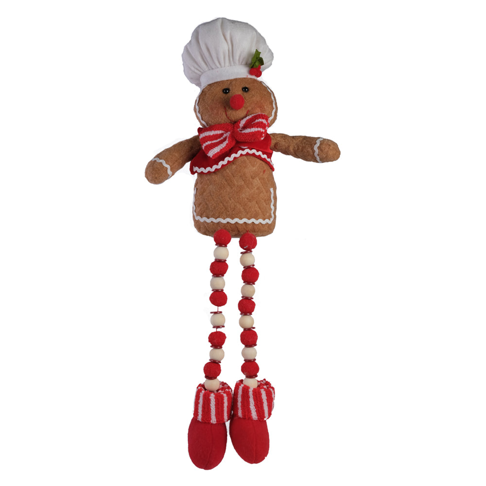 BONECO GINGERBREAD SENTADO 50CM