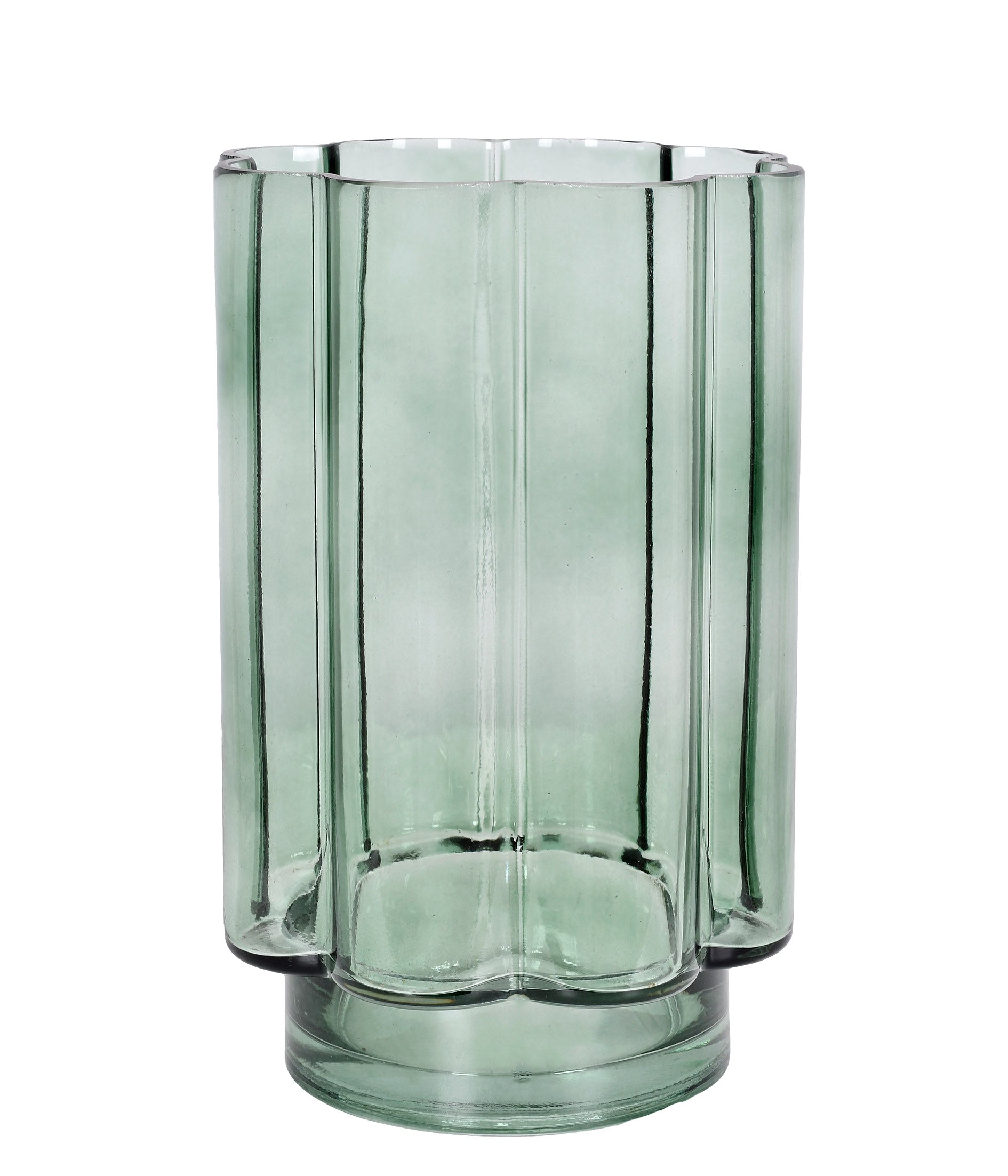 VASO DE VIDRO VERDE