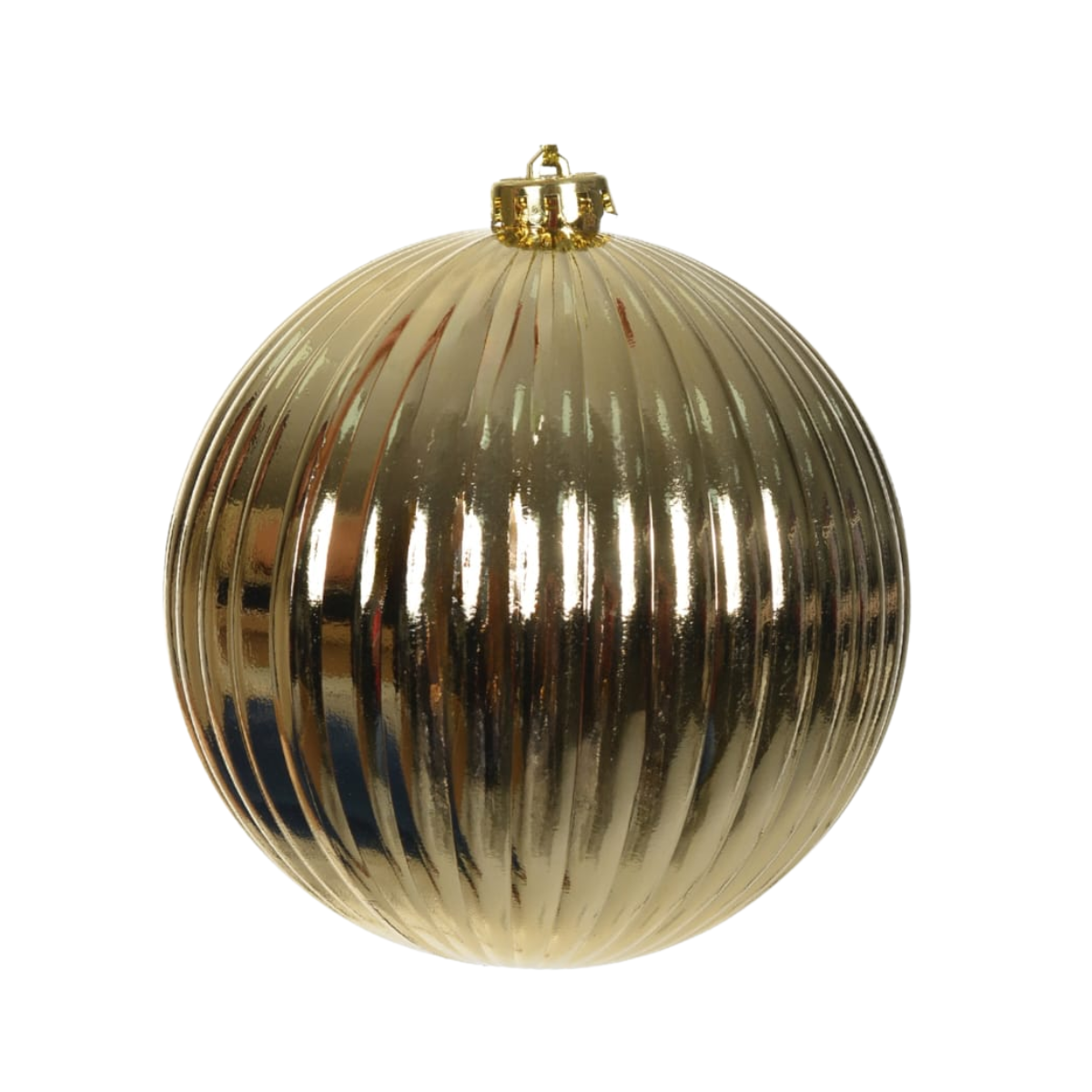 BOLA DECORADA DOURADO 1 UNIDADE - 15CM