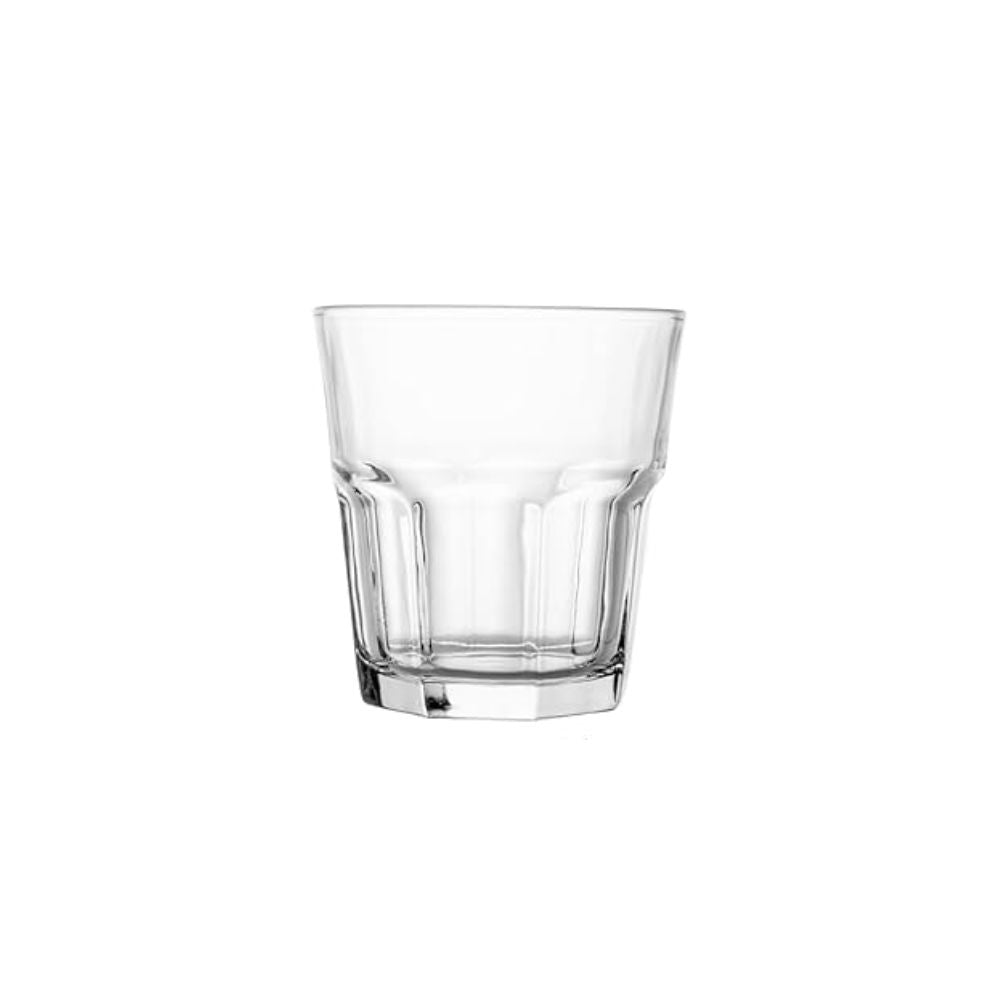 JOGO 3 COPOS BAIXOS DE VIDRO CASUAL 300ML