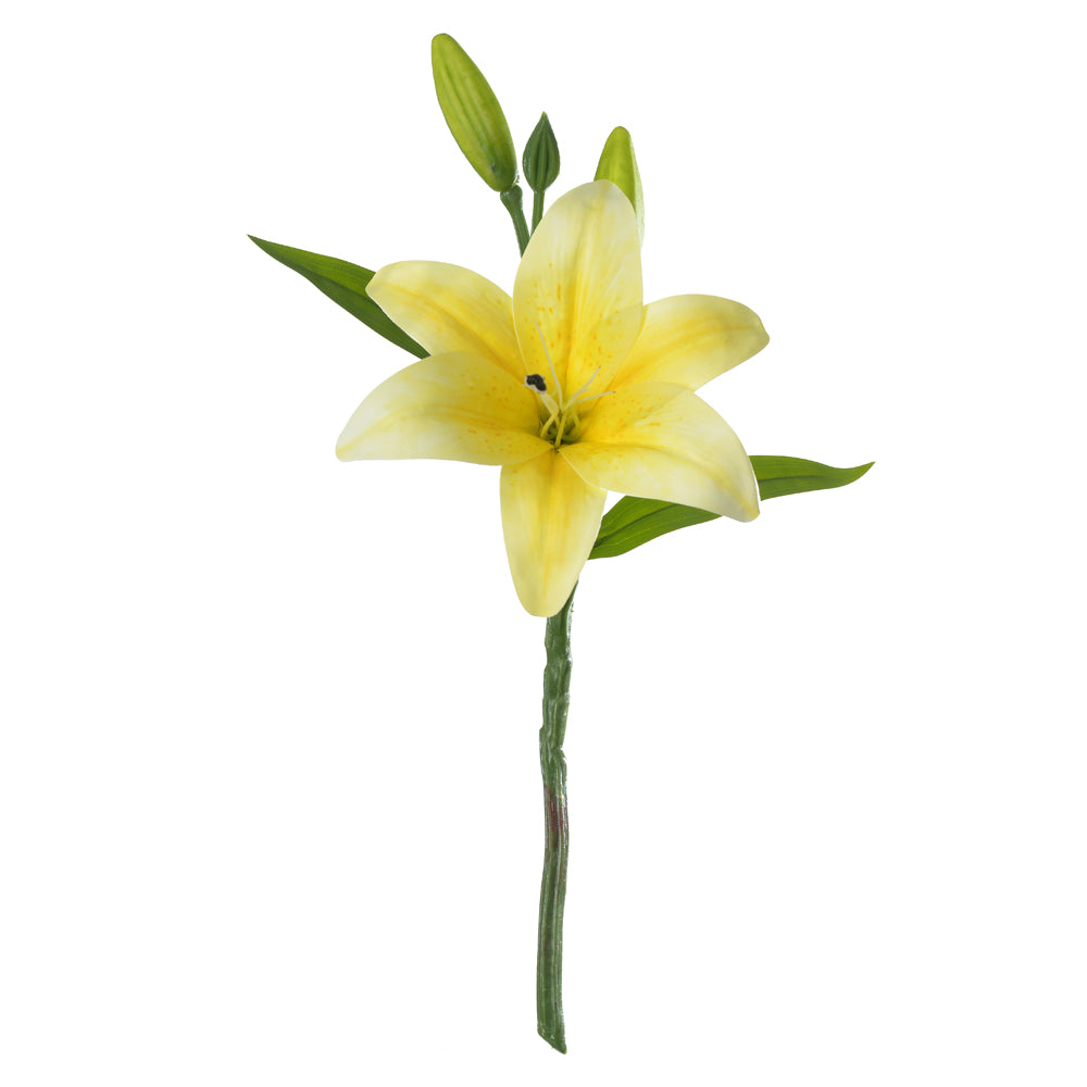 H.LIRIO REAL TOQUE X4 (AMARELO) 34CM