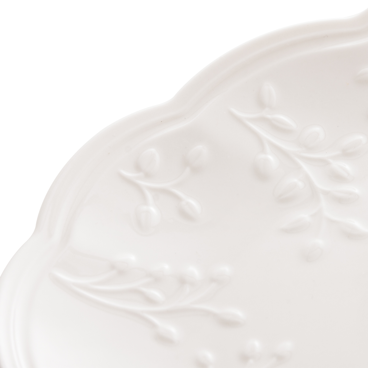 TRAVESSA DE PORCELANA NEW BONE BUTTERFLY FLOWER 36,5x24x3cm