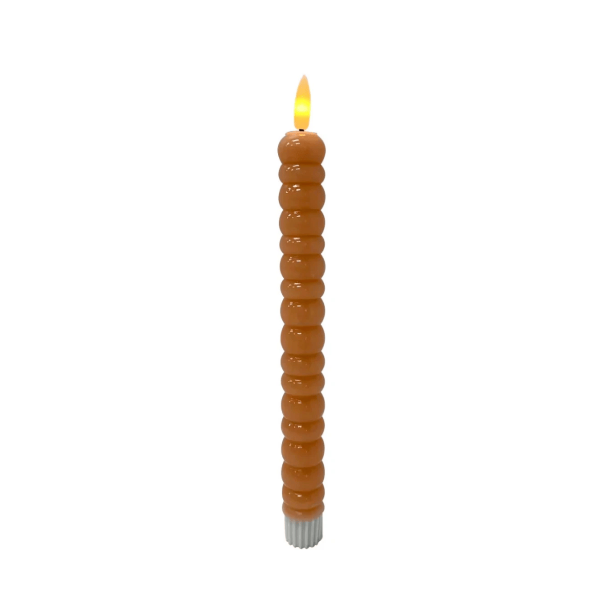 JOGO 2 VELAS MARROM LED - 50CM