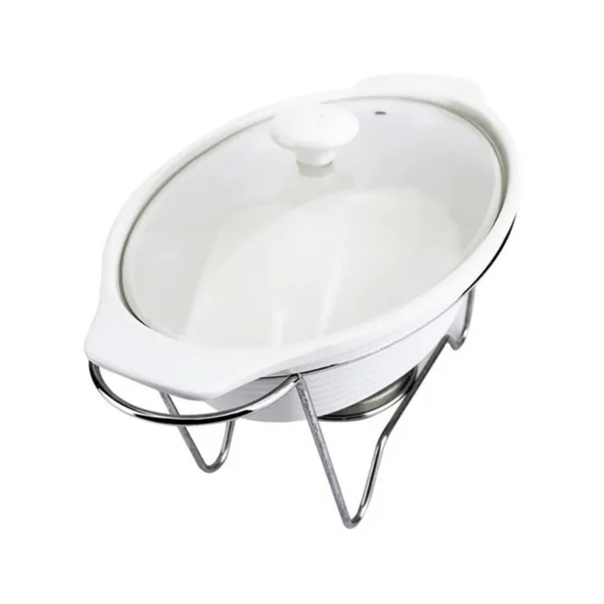 RECHAUD OVAL ELEONORA PORCELANA - 1,5L