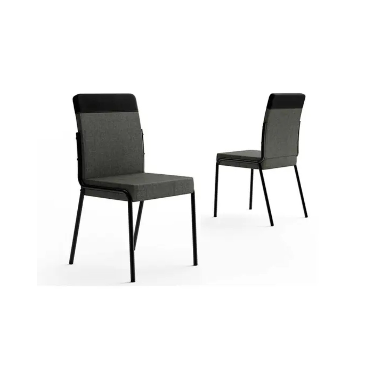 CADEIRA DUO 1739 – GRAFITE PRETO